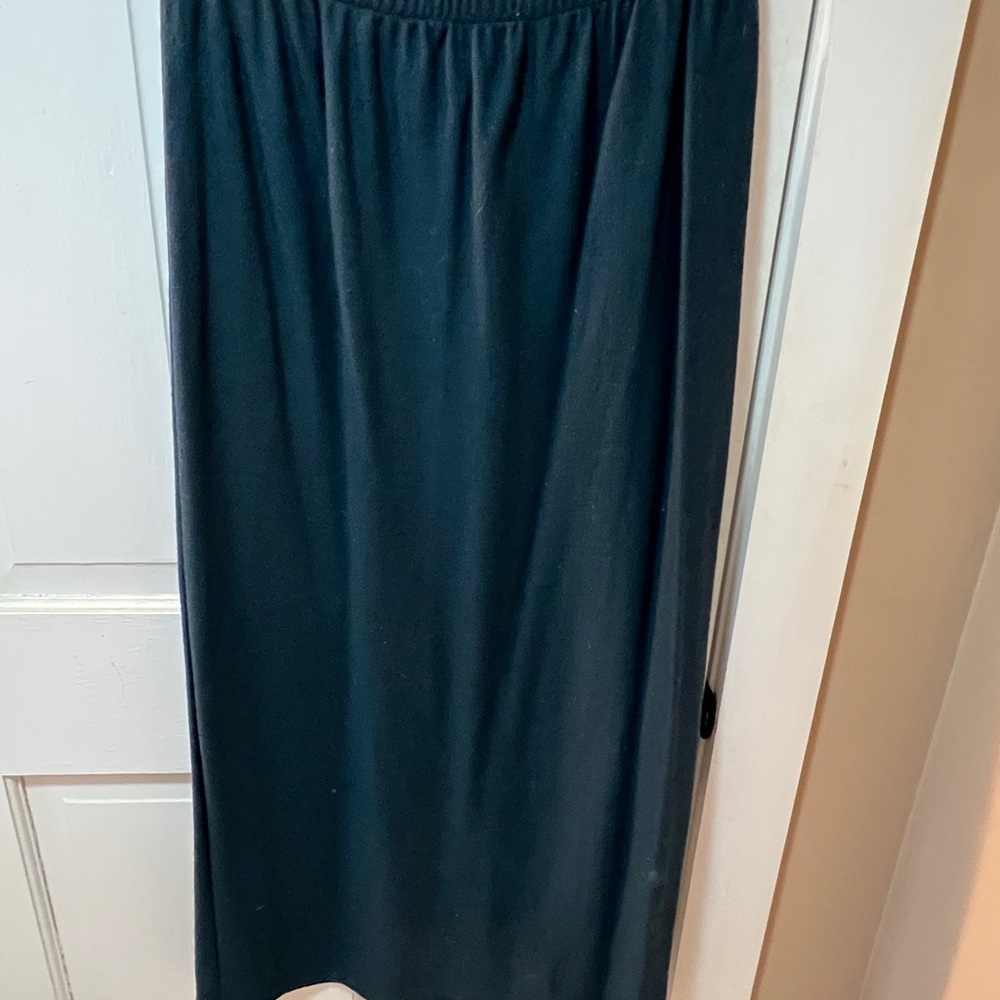 Eileen Fisher wool pine colored skirt